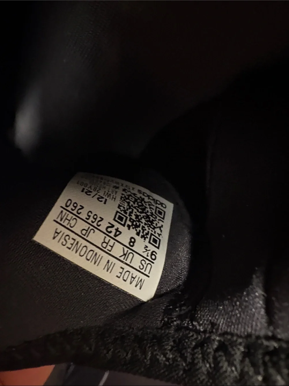 adidas Black Slip-On Crossband Trainers - Picture 5 of 6